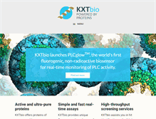 Tablet Screenshot of kxtbio.com